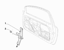 70129-040 FRONT ELECTRIC WINDOW 