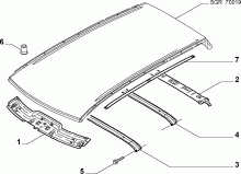 70003/00 КУЗОВ, РАМЫ (ЦЕНТРАЛЬНАЯ ЧАСТЬ) 