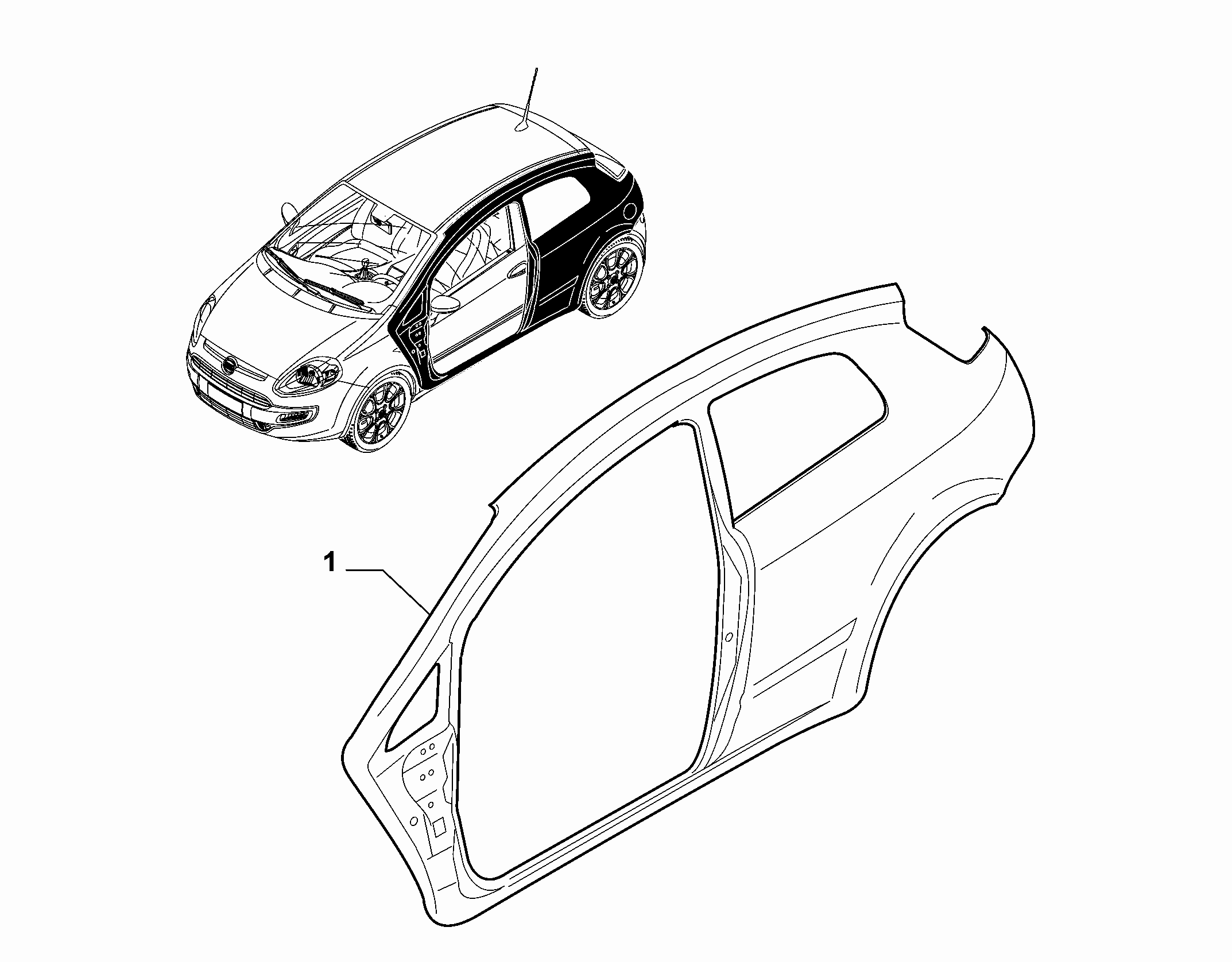 70019-010 EXTERNAL SIDE FRAME