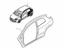 70019-010 EXTERNAL SIDE FRAME