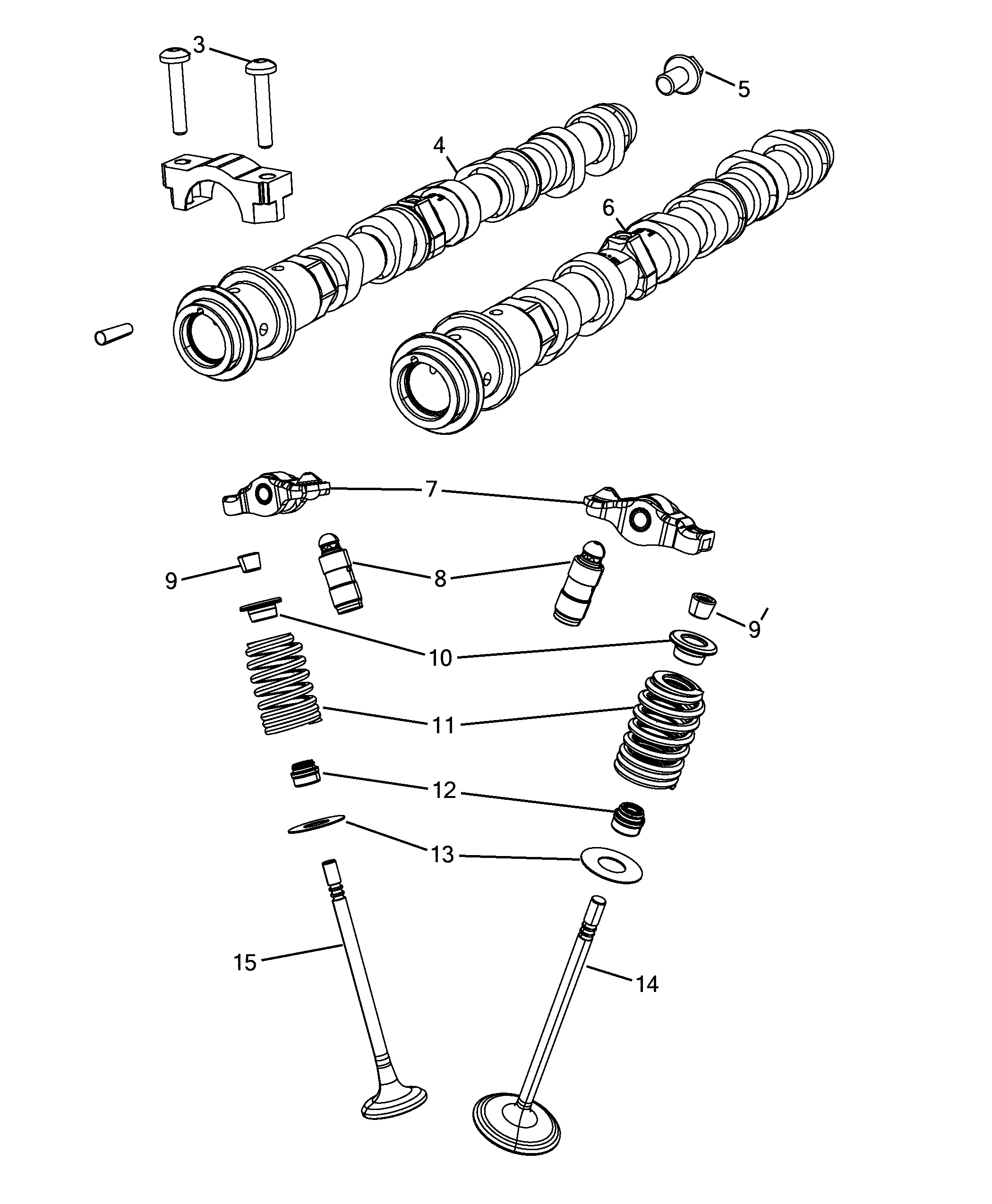 10107-010 CRANKSHAFT AND GEAR TIMING SYSTEM