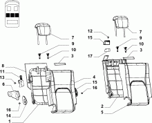 70613/03 REAR SEAT
