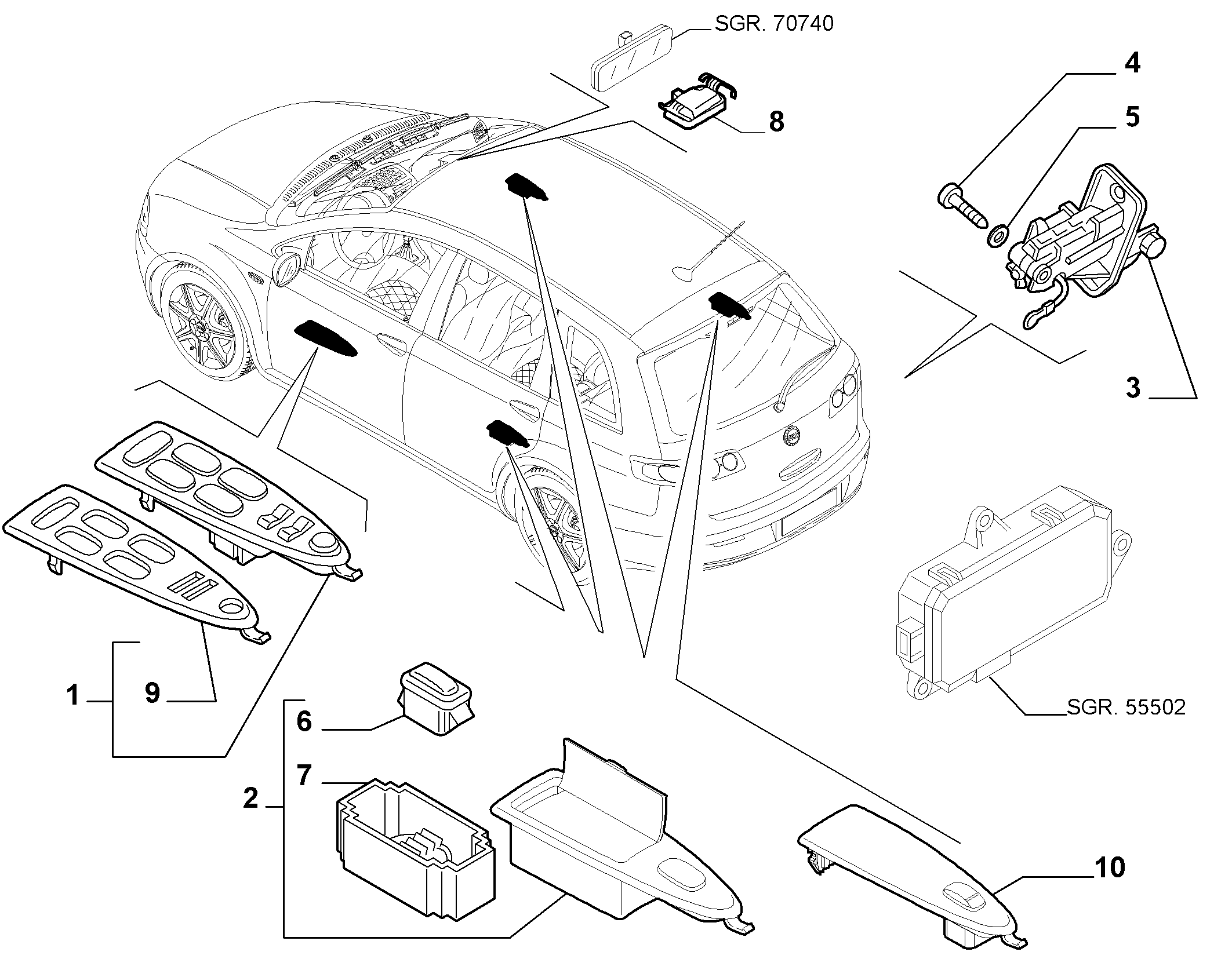 55503/01 ПУЛЬТ УПРАВЛЕНИЯ