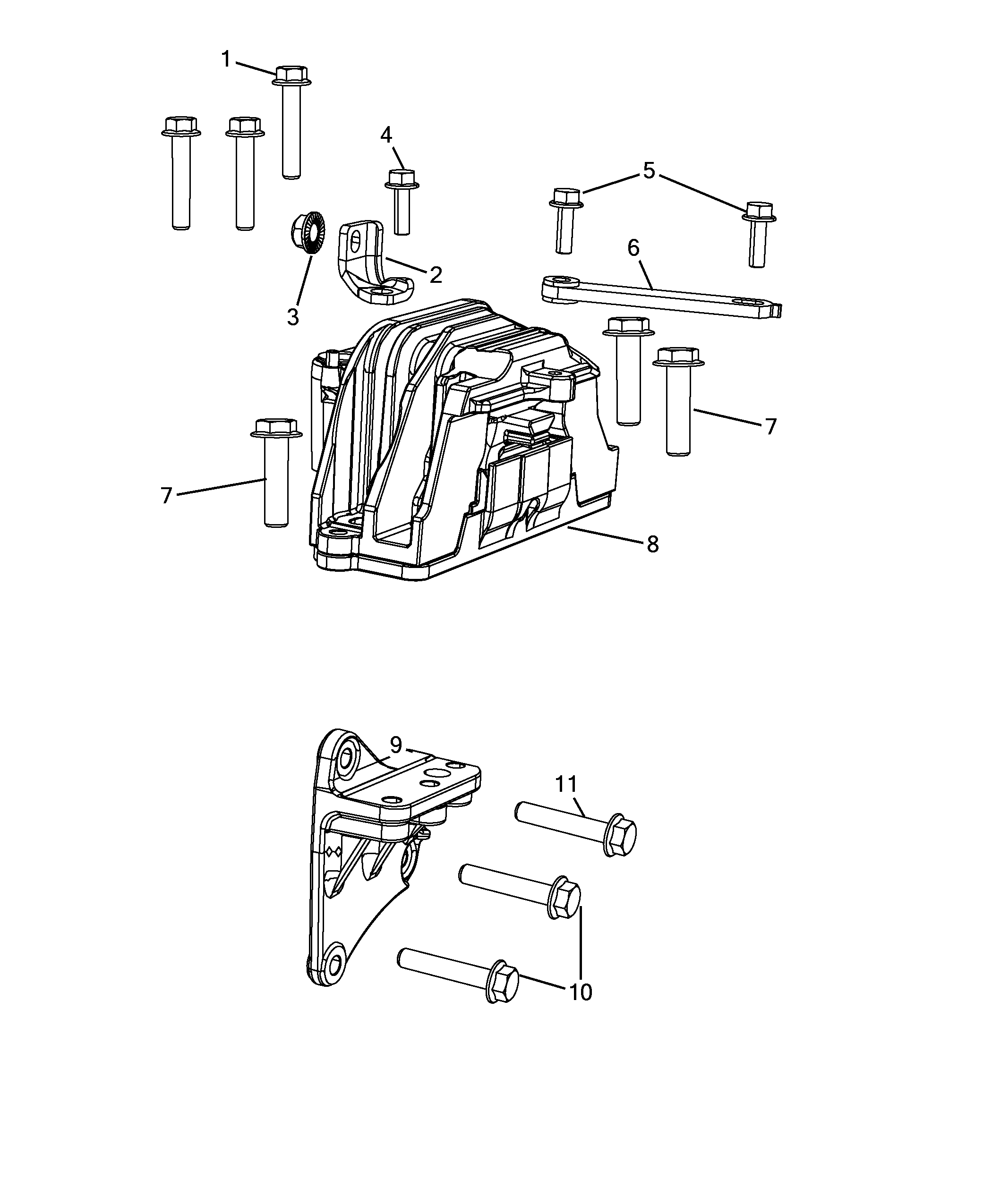 10003-010 ENGINE  SUPPORT