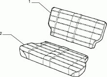 70615/01 REAR SEAT LINING