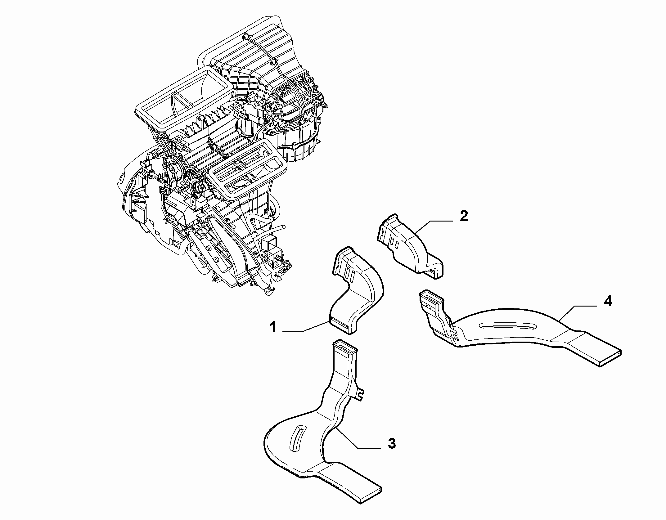 50101-070 REAR AIR DUCT