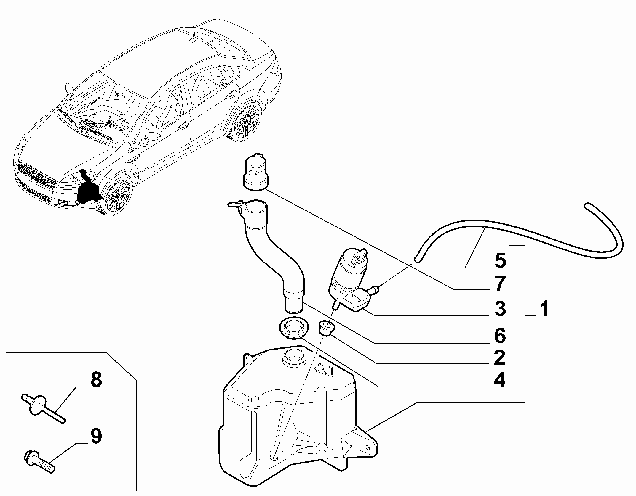 55514-030 WINDSHIELD WIPER RESERVOIR