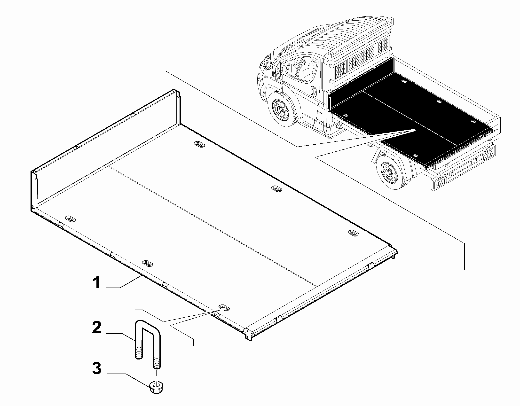 70021-010 CARGO BOX FOR COMMERCIAL VEHICLES
