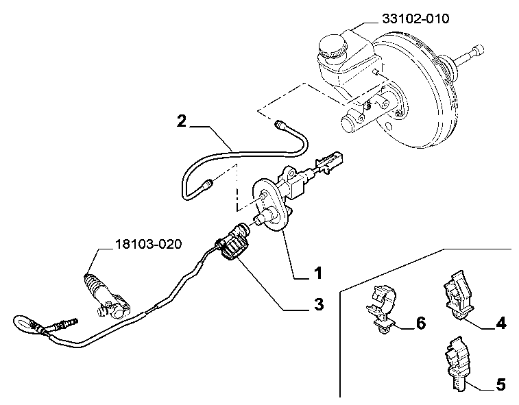 18103-010 CLUTCH PUMP AND CASING