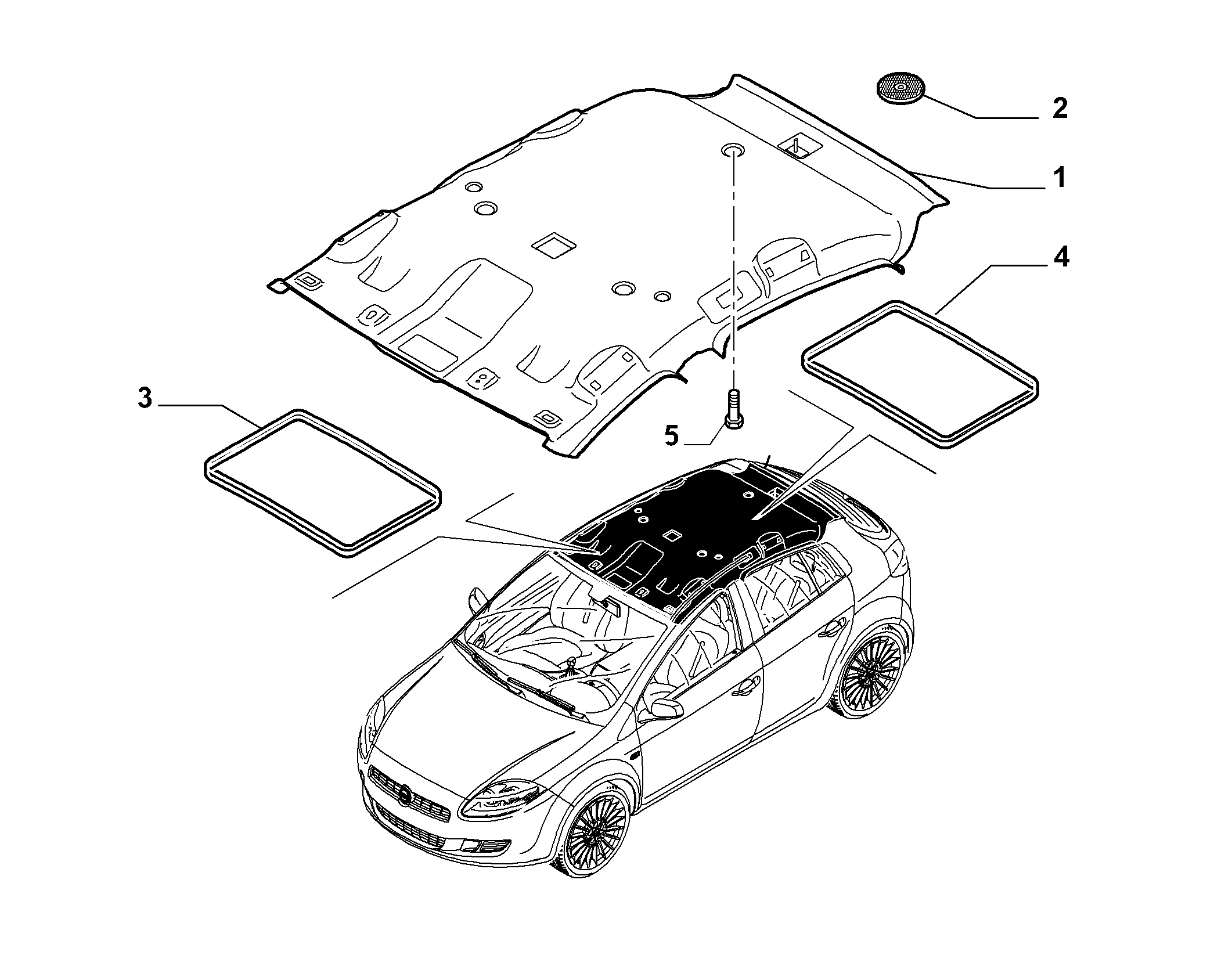 70523-010 INTERNAL ROOF LINING