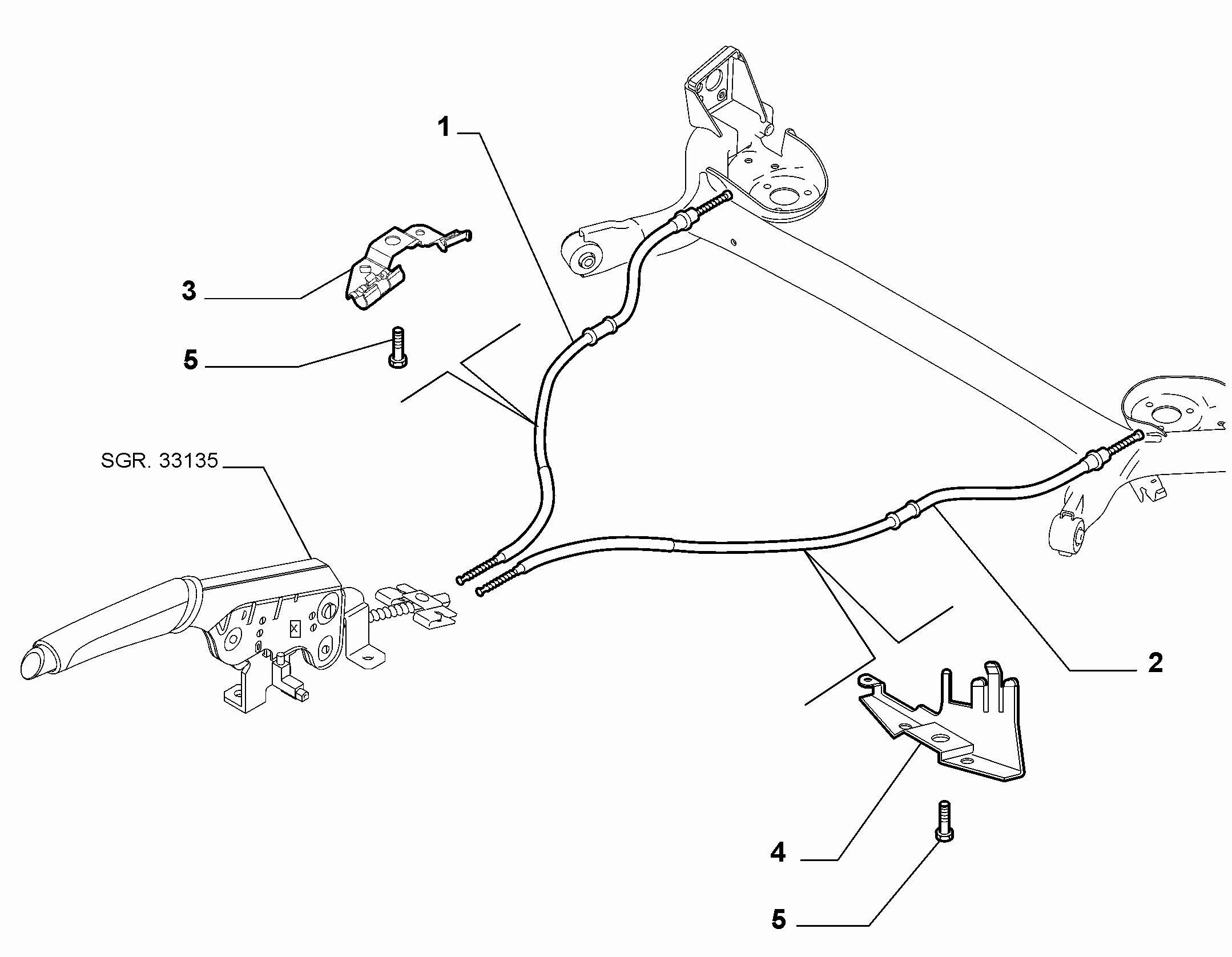 33135-020 HANDBRAKE HARNESS