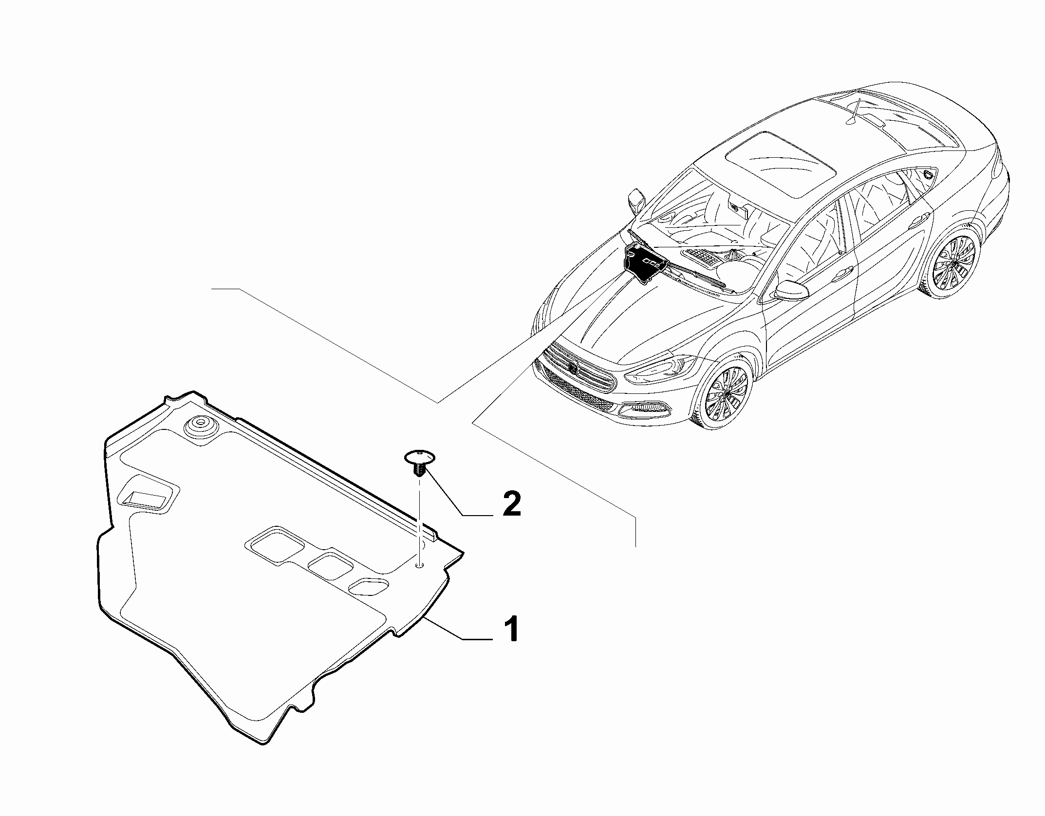 70502-080 DASHBOARD SOUNDPROOFING