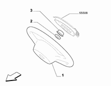 41201-010 STEERING WHEEL