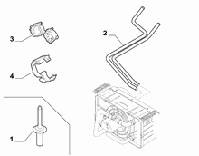50101-045 ADDITIONAL HEATER/CONDITIONER WATER PIPES
