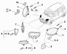 55401-010 FRONT HEADLIGHT