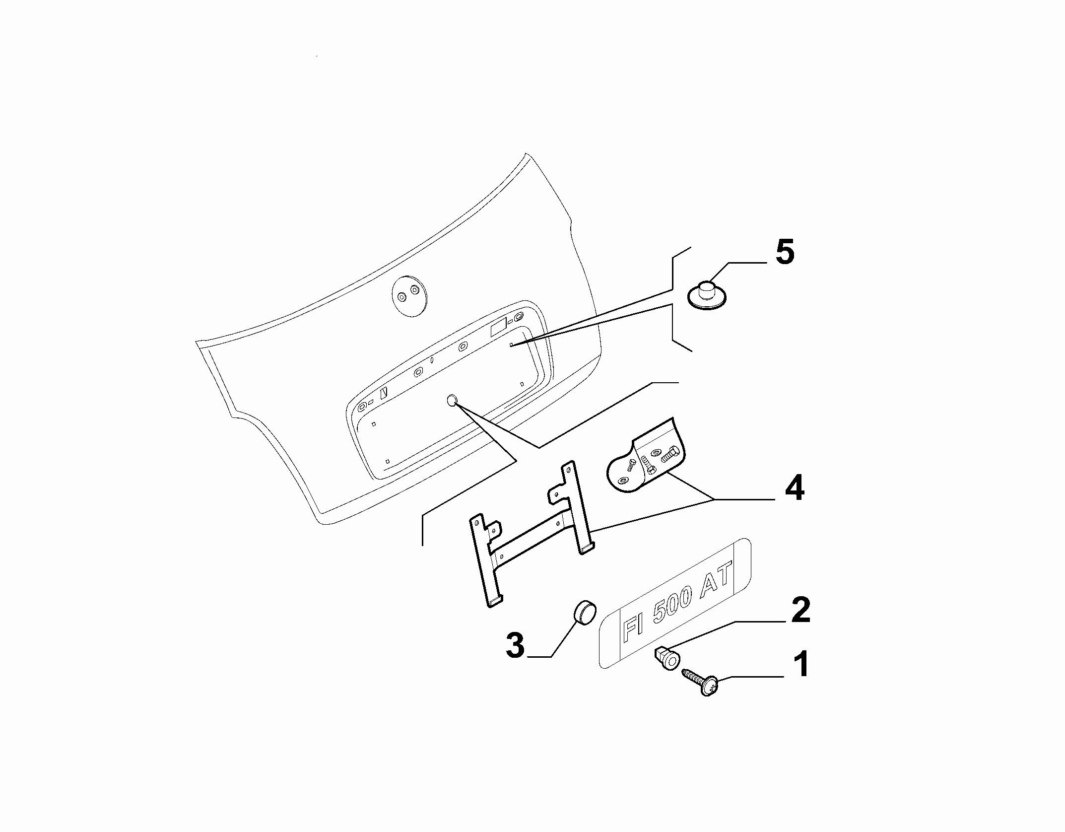 70727-040 REAR PLATE CLAMPS