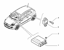 55508-070 REMOTE CONTROL AIRBAG SENSOR