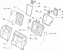 70613/05 REAR SEAT