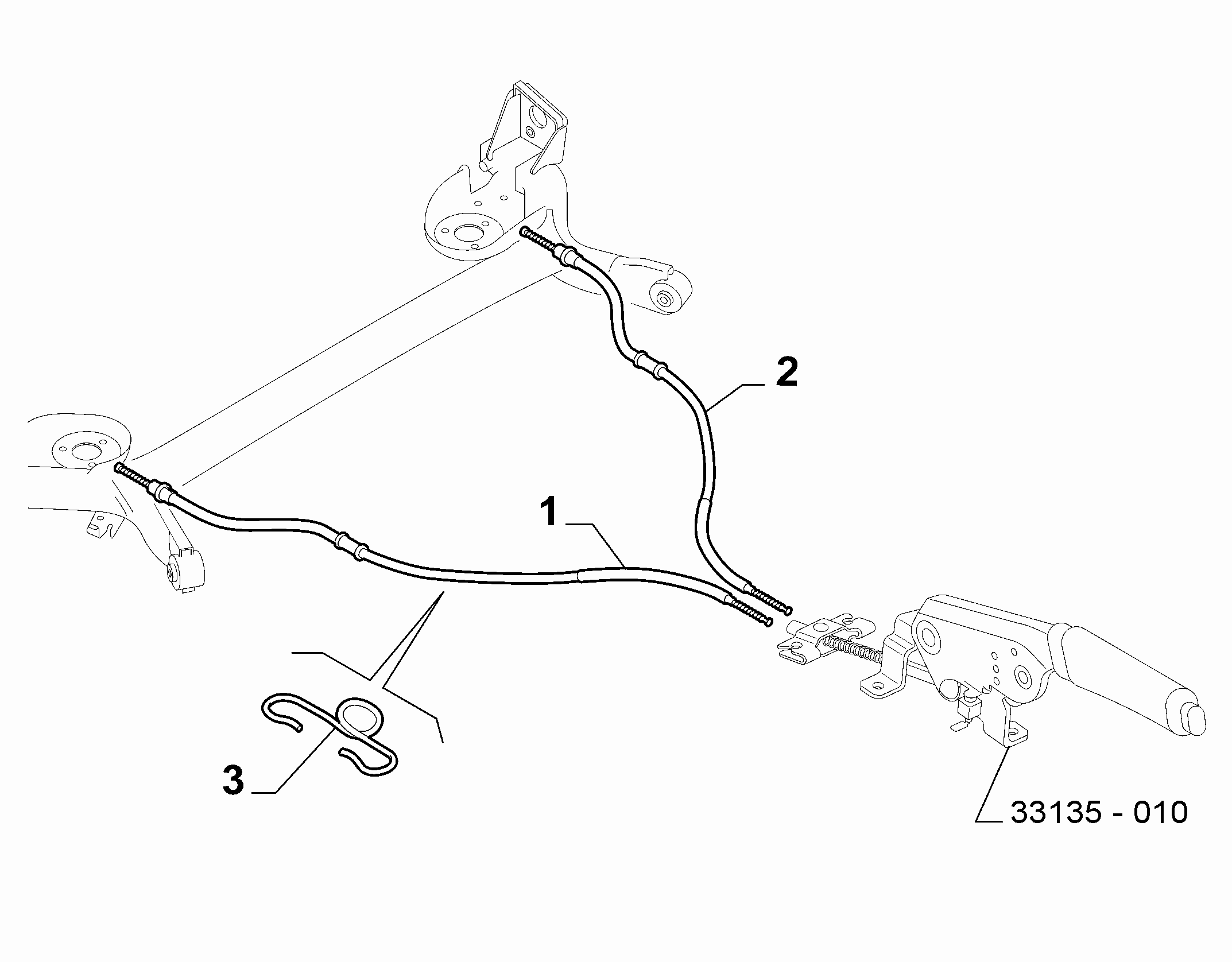 33135-020 HANDBRAKE HARNESS