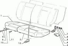 70613/01 REAR SEAT