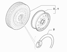 44316-030 SPARE WHEEL