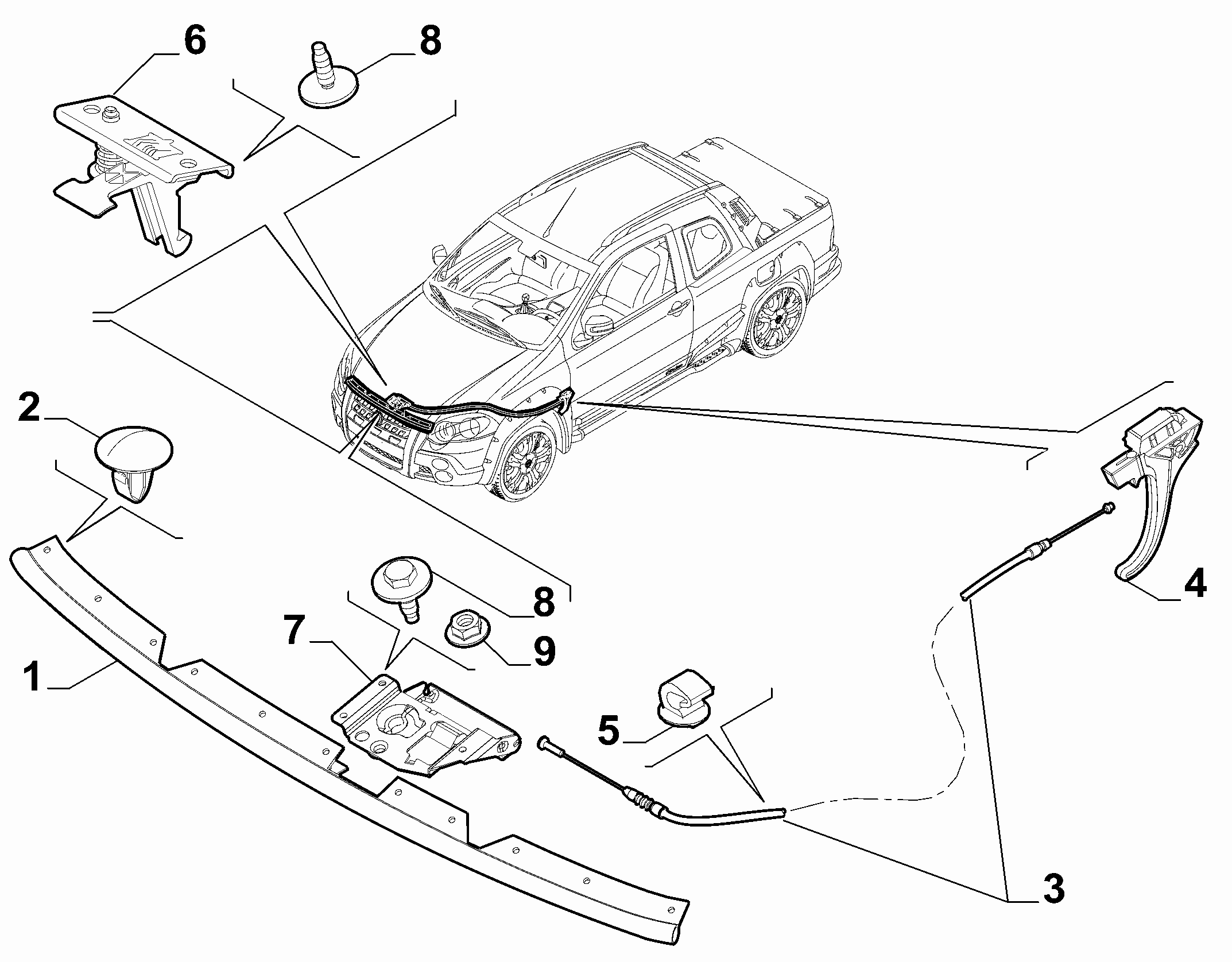 70101-020 TRUNK SPACE COVER ACCESSORY