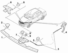70101-020 TRUNK SPACE COVER ACCESSORY