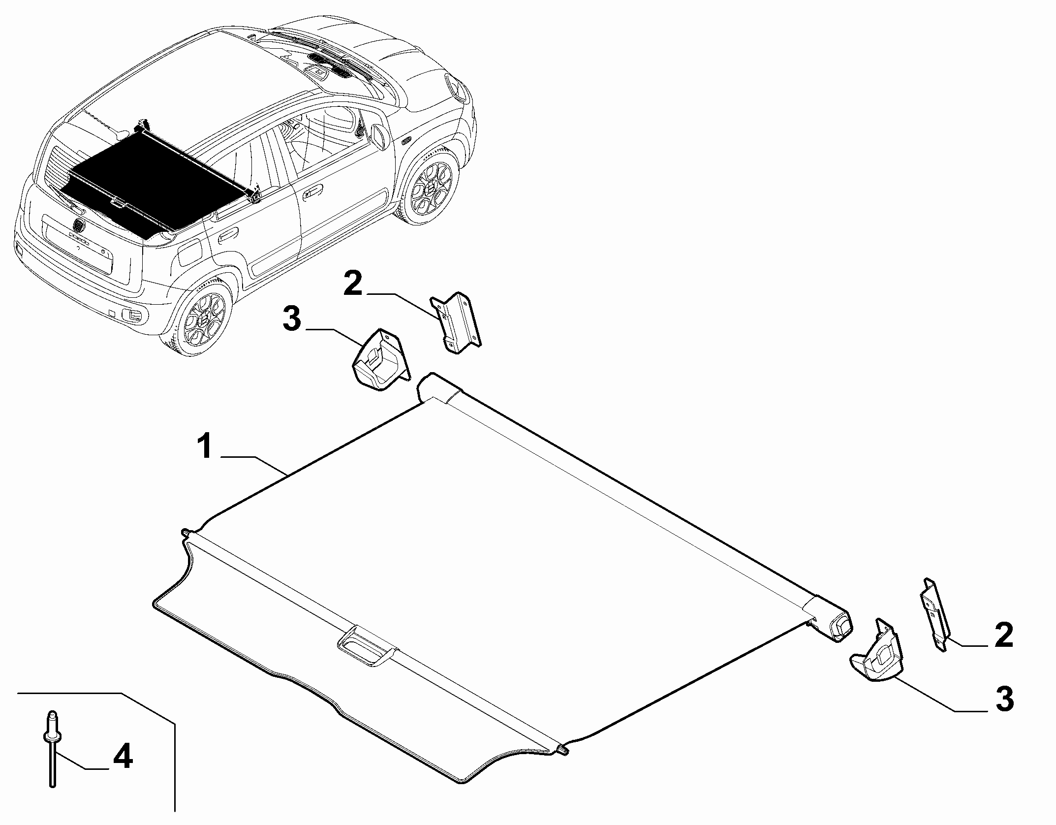 70523-070 PARCEL SHELF
