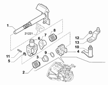 21219-010 GEAR SHAFT