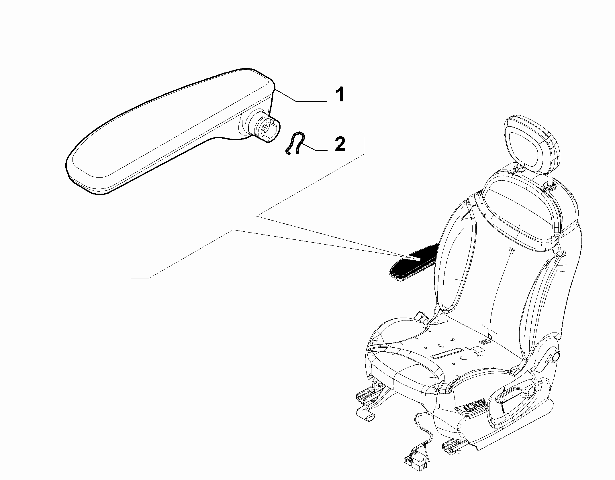70601-071 FRONT SEAT ARMRESTS