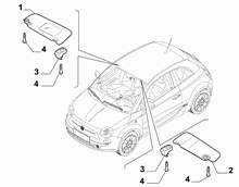 70525-010 SUN VISOR