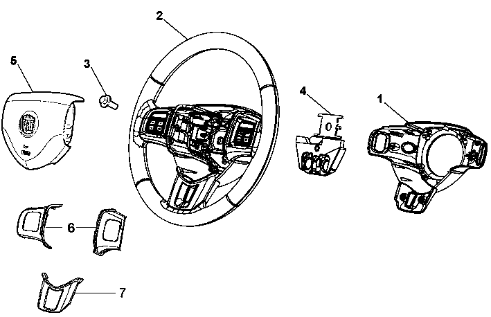 41201-010 STEERING WHEEL