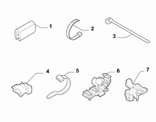 55527-020 DASHBOARD CABLE SET FASTENERS