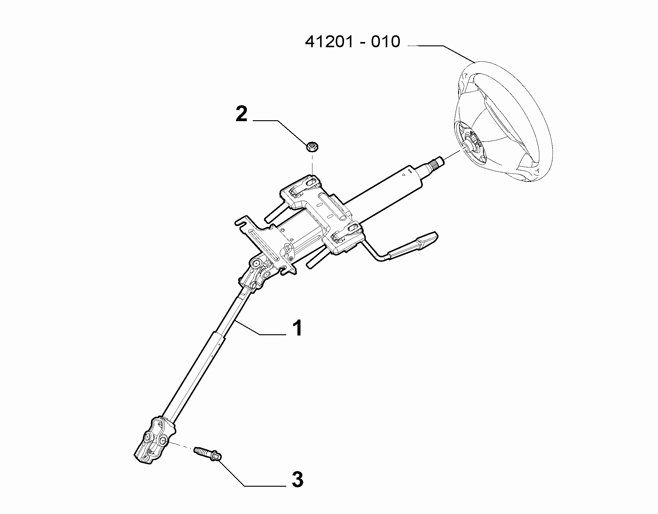 41201-020 POWER STEERING SHAFT