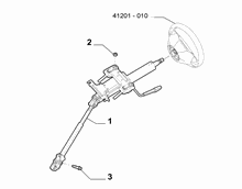 41201-020 POWER STEERING SHAFT