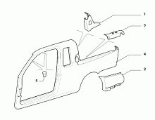 70019/01 КУЗОВ, ОБЛИЦОВКИ (ЦЕНТРАЛЬНАЯ ЧАСТЬ)