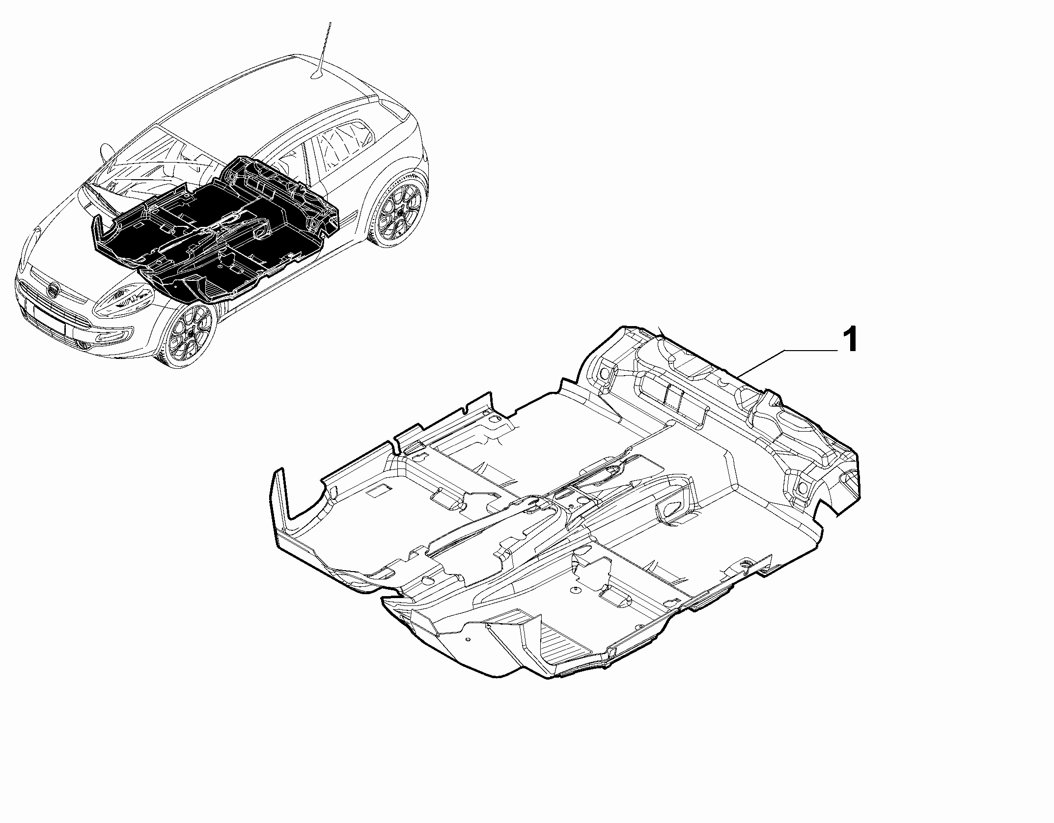 70521-010 PASSENGER SIDE MATS