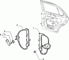 70136/00 ЗАДНИЕ БОКОВЫЕ ДВЕРИ 