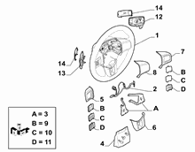 41201-010 STEERING WHEEL