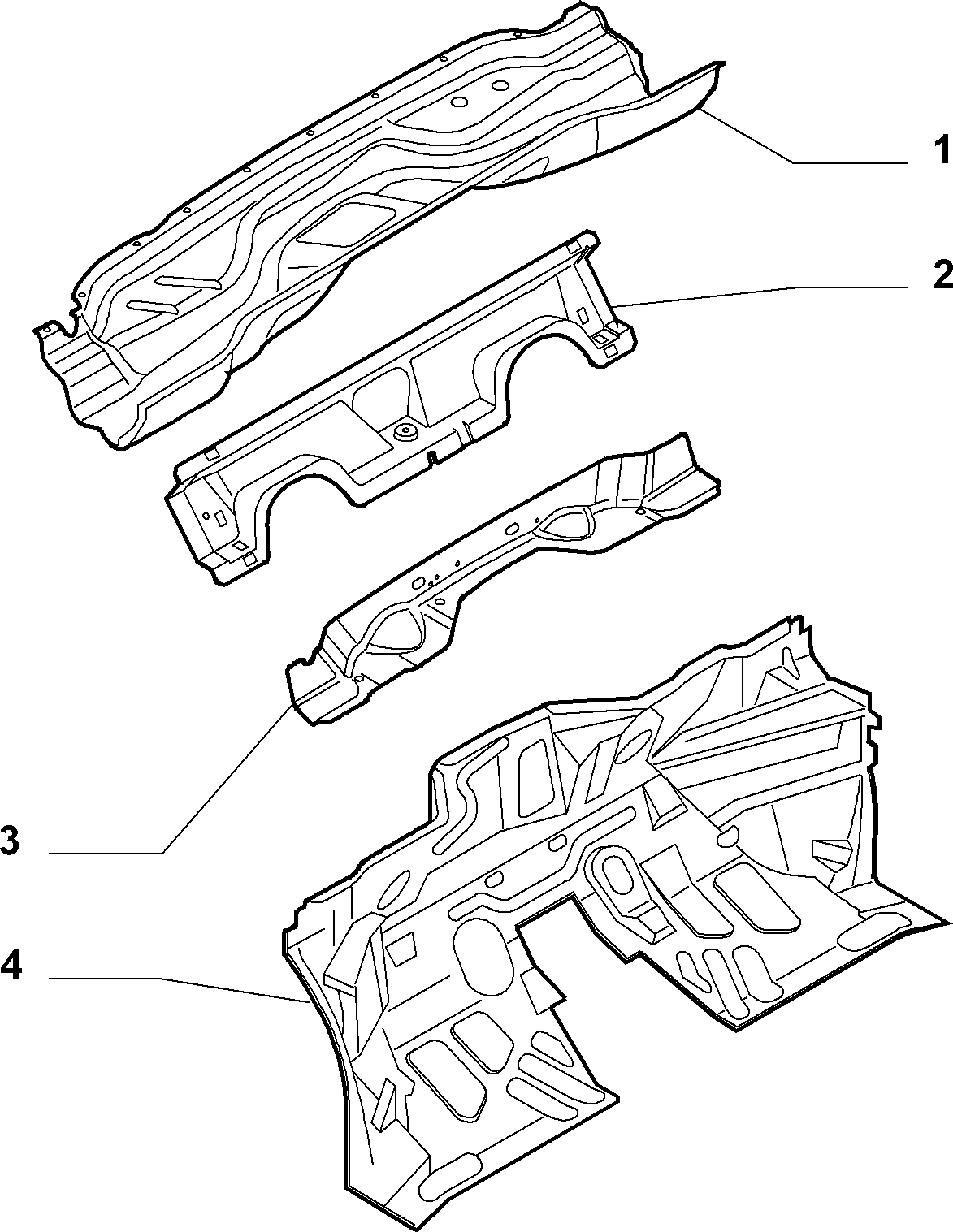 70002-040 INSTRUMENT PANEL WALL 