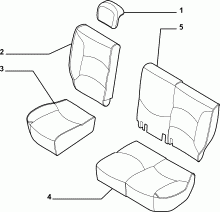 70615/00 REAR SEAT LINING