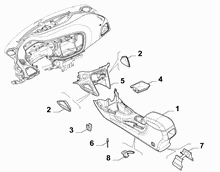 70504-010 SHAFT TUNNEL CONSOLE