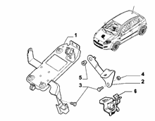10225-020 INJECTION ECU AND ENGINE HARNESS FASTENERS