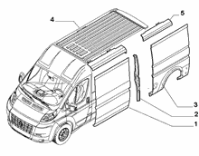 70020-040 OUTER SIDE PANEL FOR COMMERCIAL VEHICLES