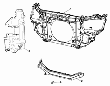 70002-010 FRONT END AND REAR CROSSRAIL