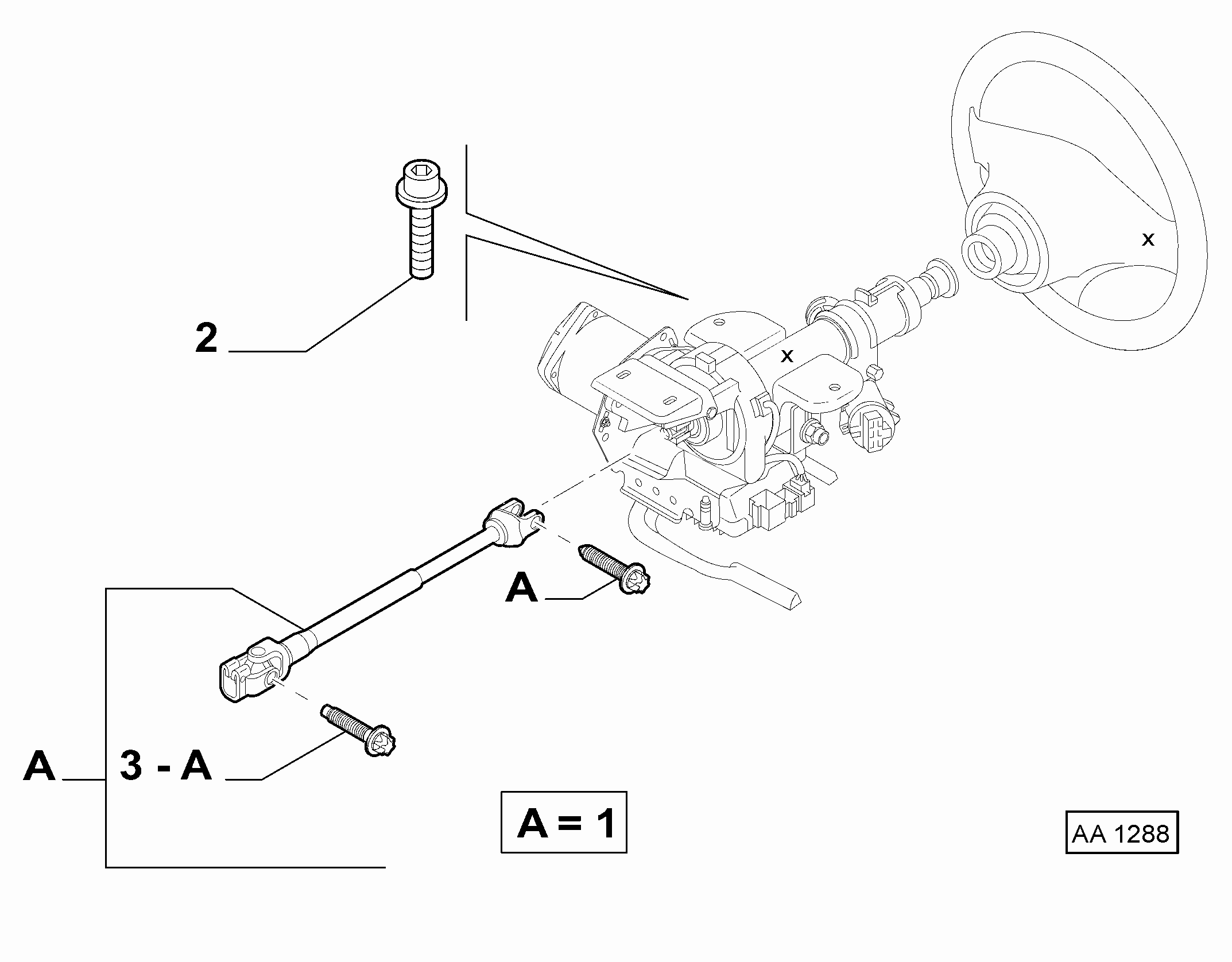 71753661 ELECTRIC POWER STEERING SHAFT