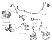 55300-040 BATTERY HARNESS