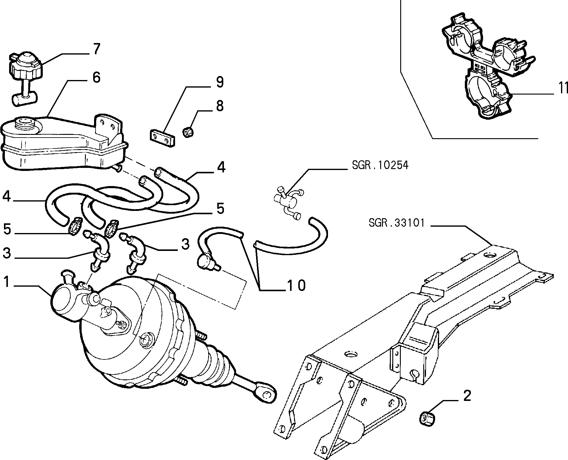 33102/01 ГИДРАВЛИЧЕСКИЙ ПРИВОД ТОРМОЗА