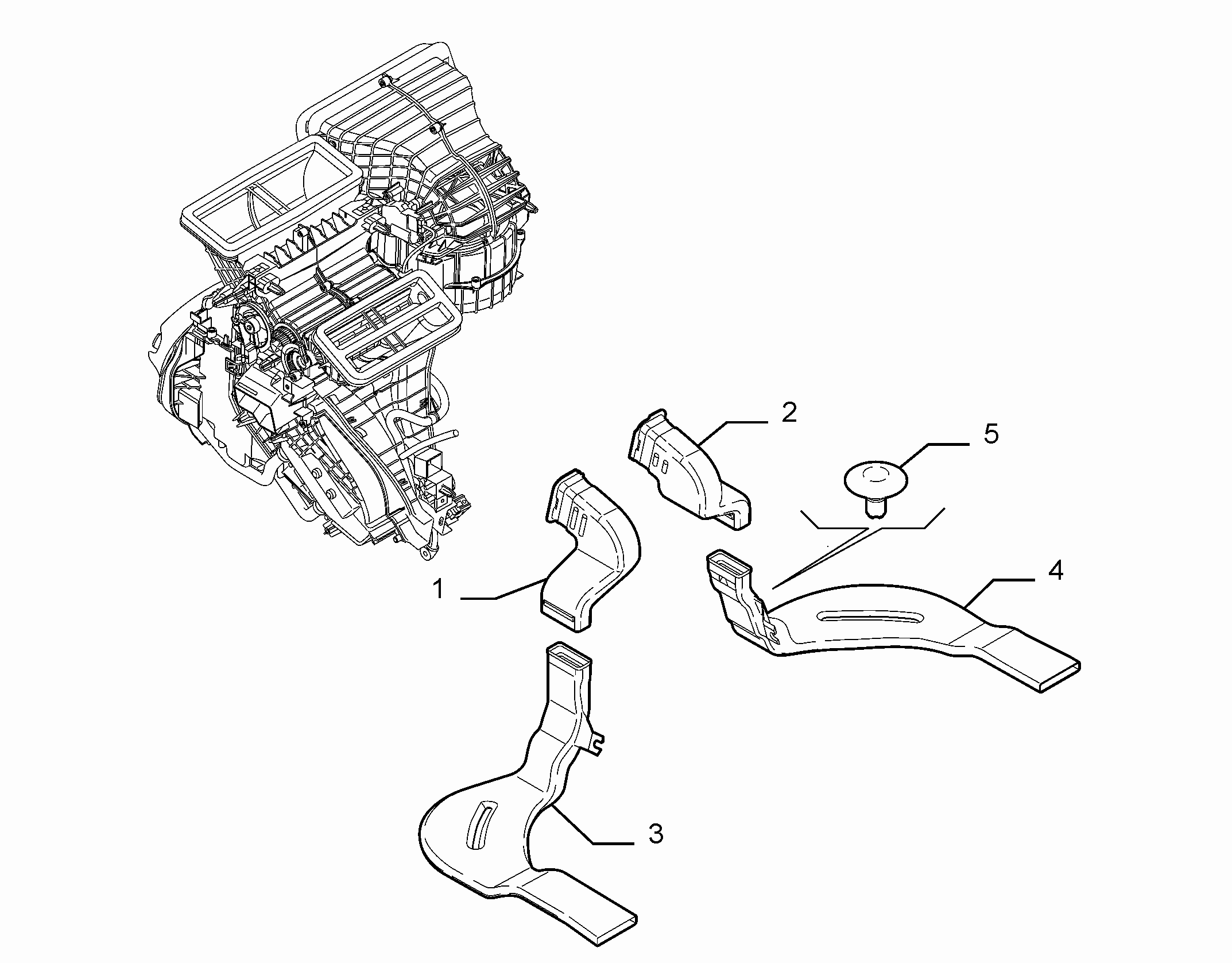 50101-070 REAR AIR DUCT