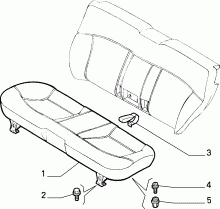 70613/01 REAR SEAT